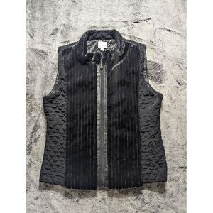 Chico Full Zip Vest Women's Size 1 Black